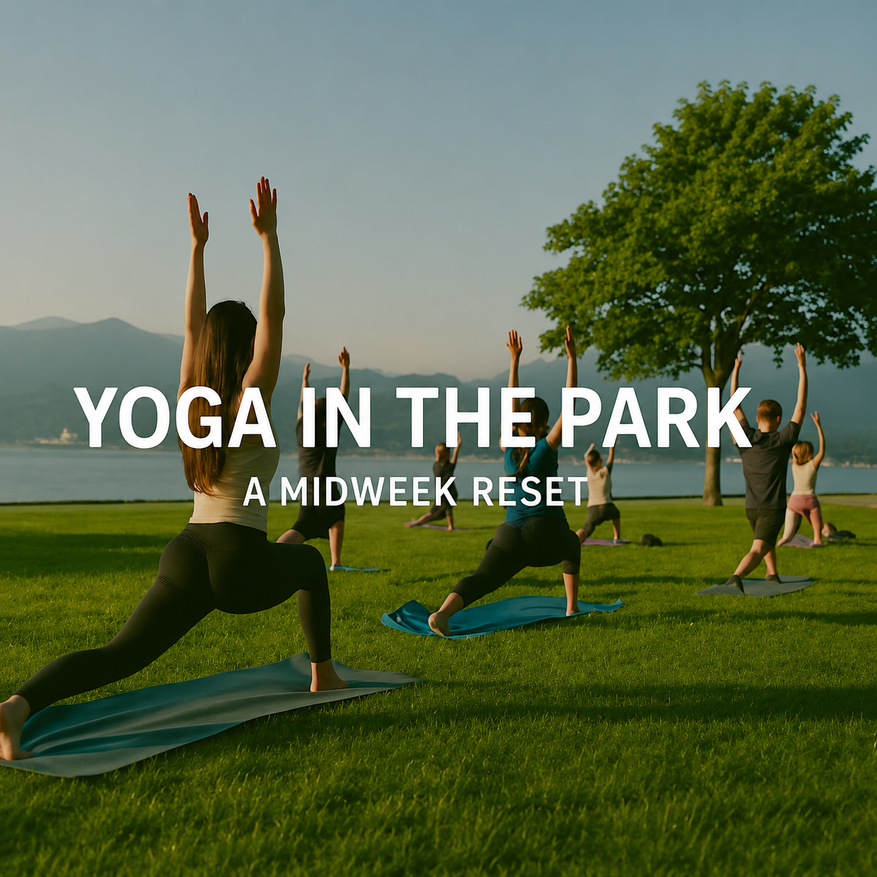 Outdoor Sunset Yoga (Tuesdays) - David Lam Park